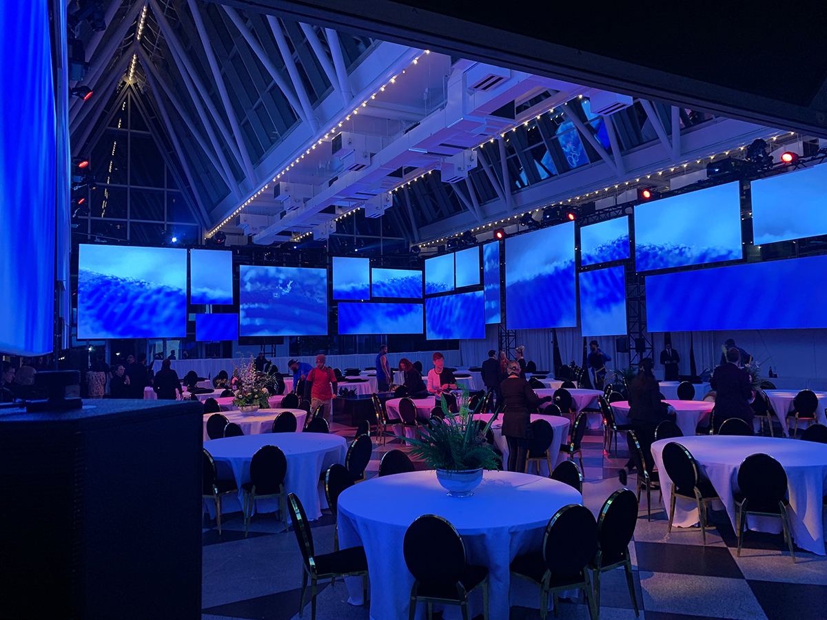 Event Backdrop Rental Projection Mapping