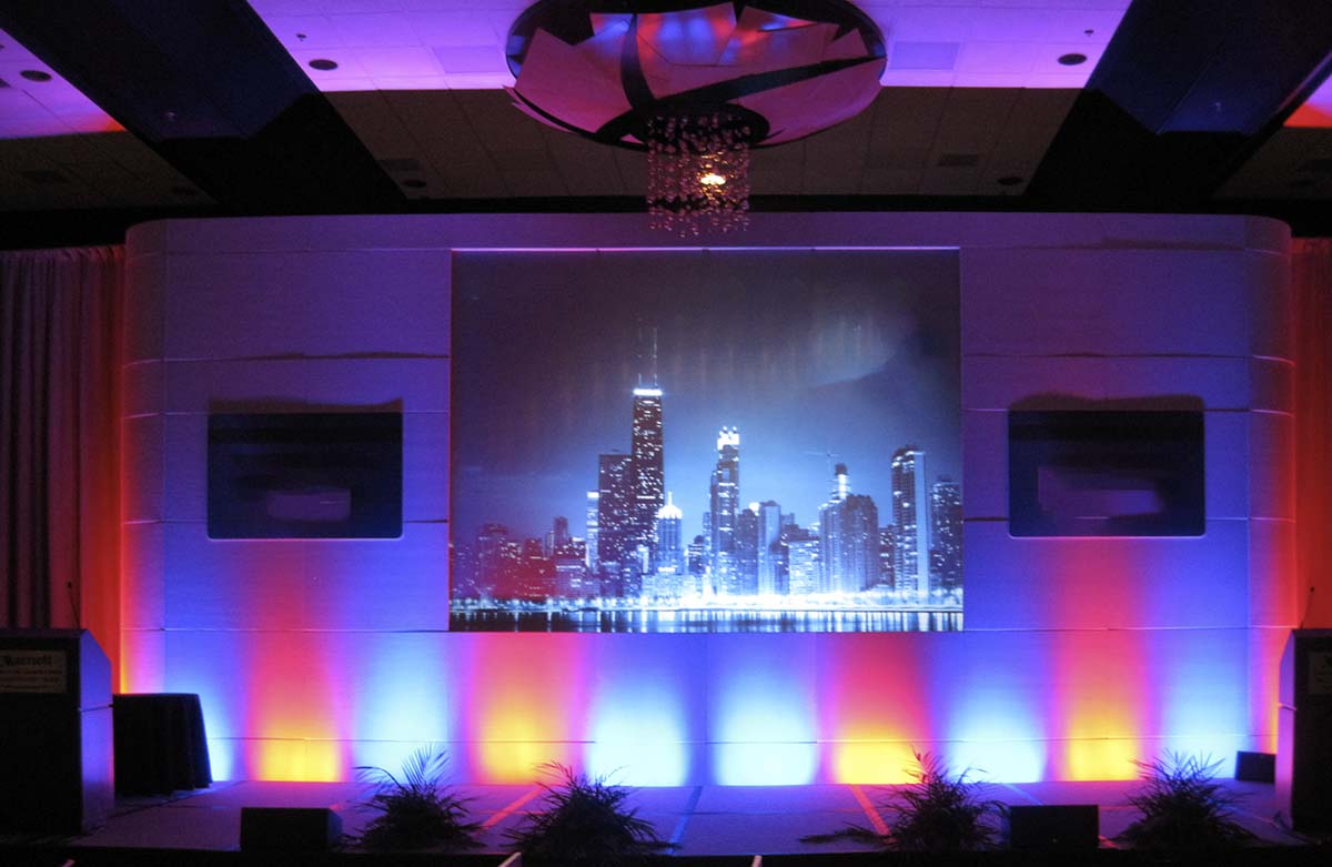 event planning agencies stage backdrop design